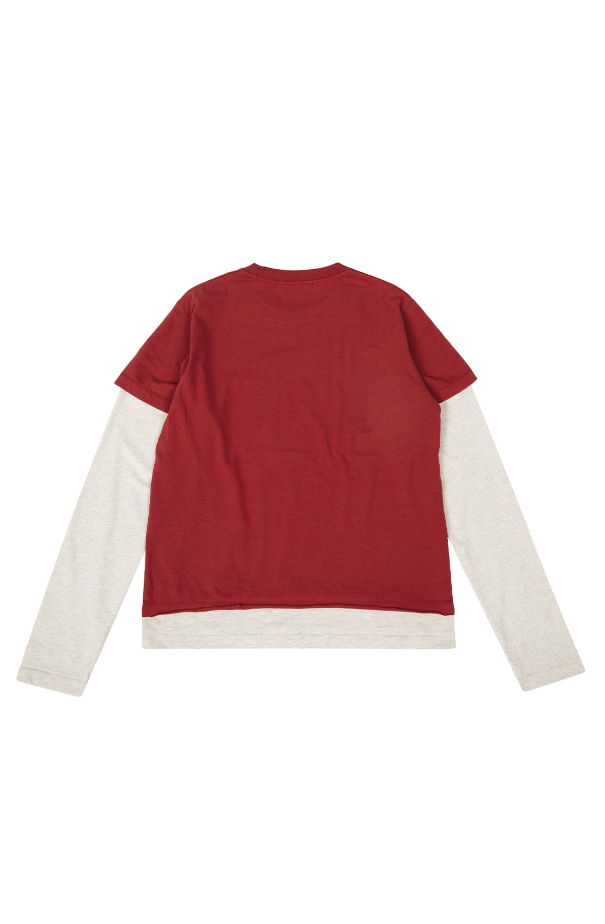 메아(MEA) LAYERED 27 L/S TOP [RED]