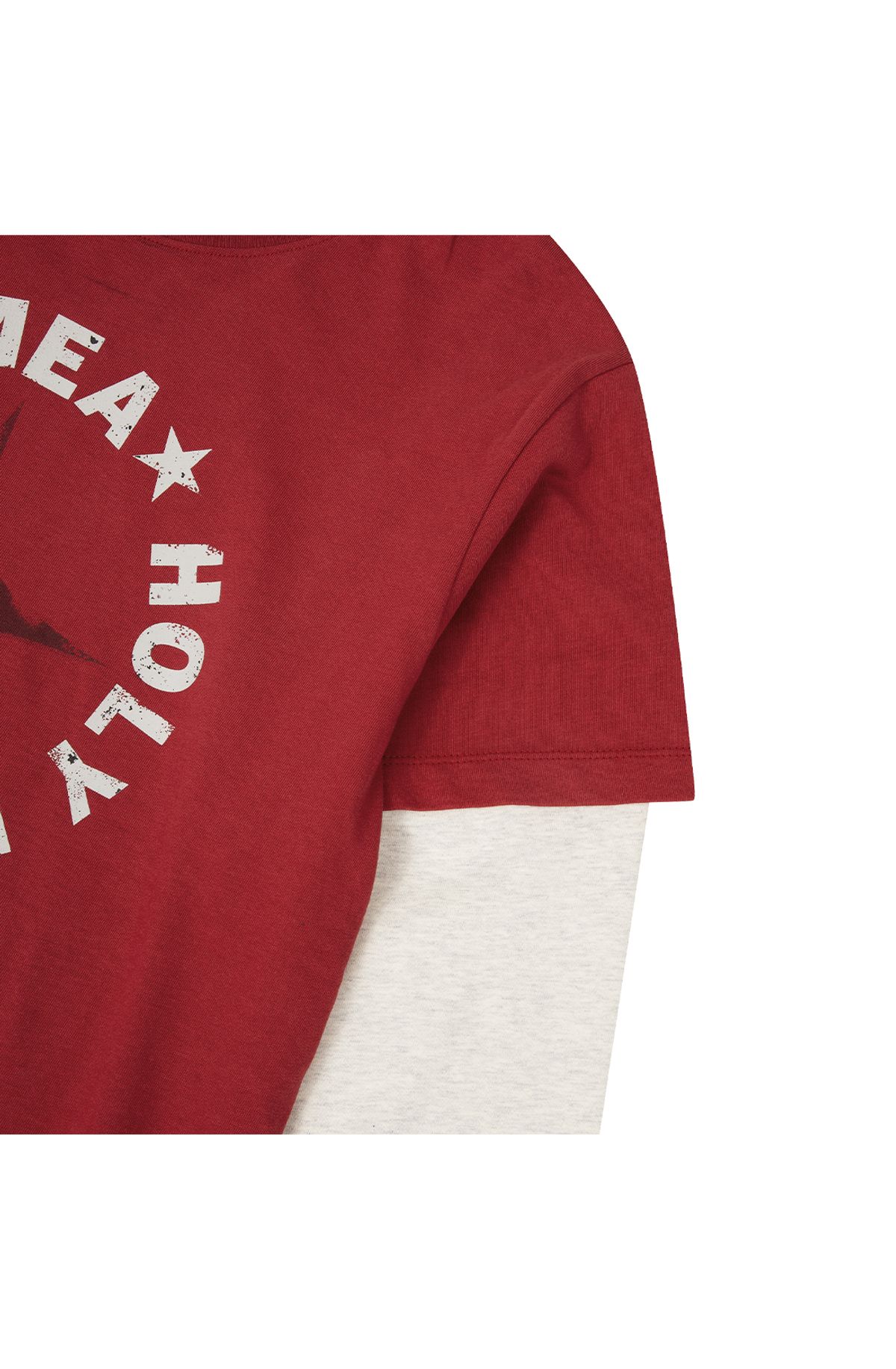 메아(MEA) LAYERED 27 L/S TOP [RED]