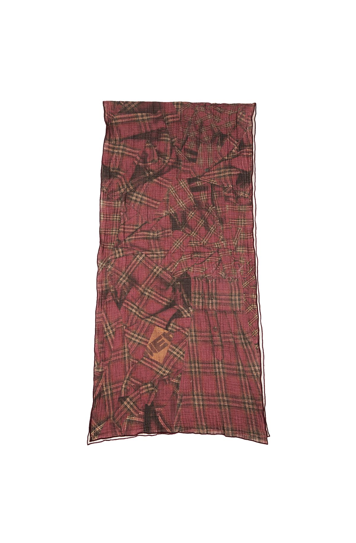 메아(MEA) SHIRT GRAPHIC SCARF [RED]