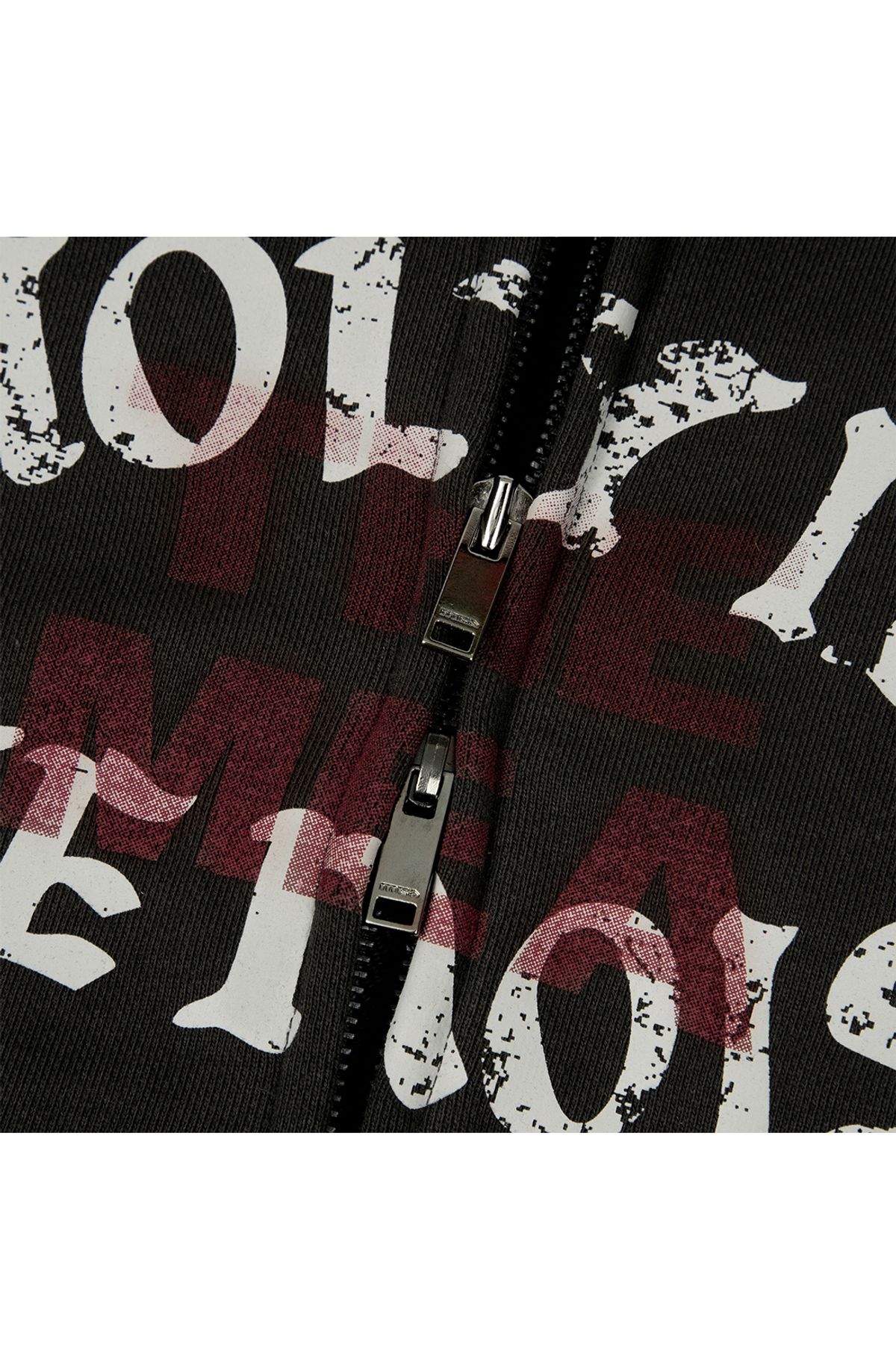 메아(MEA) LIP HOOD ZIP-UP [BLACK]