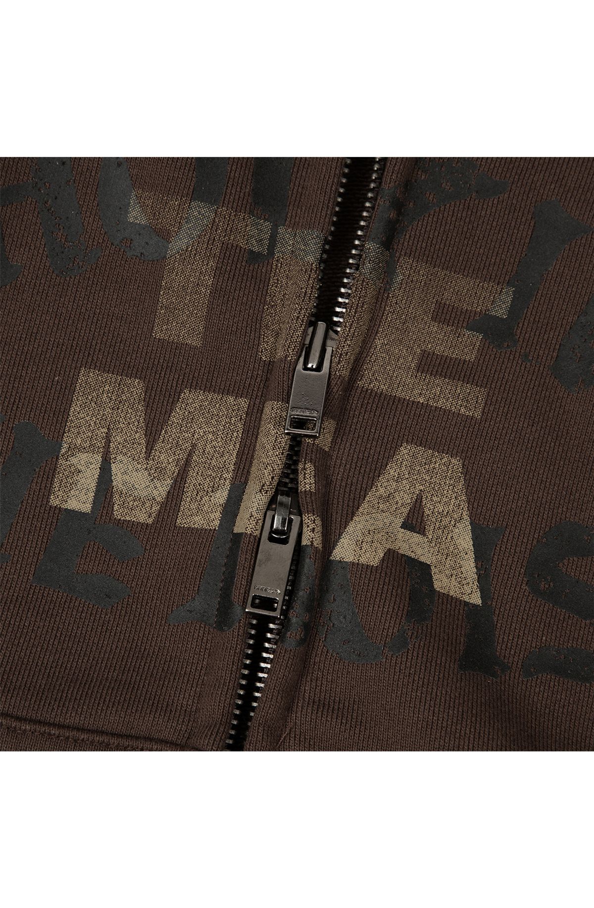 메아(MEA) LIP HOOD ZIP-UP [BROWN]