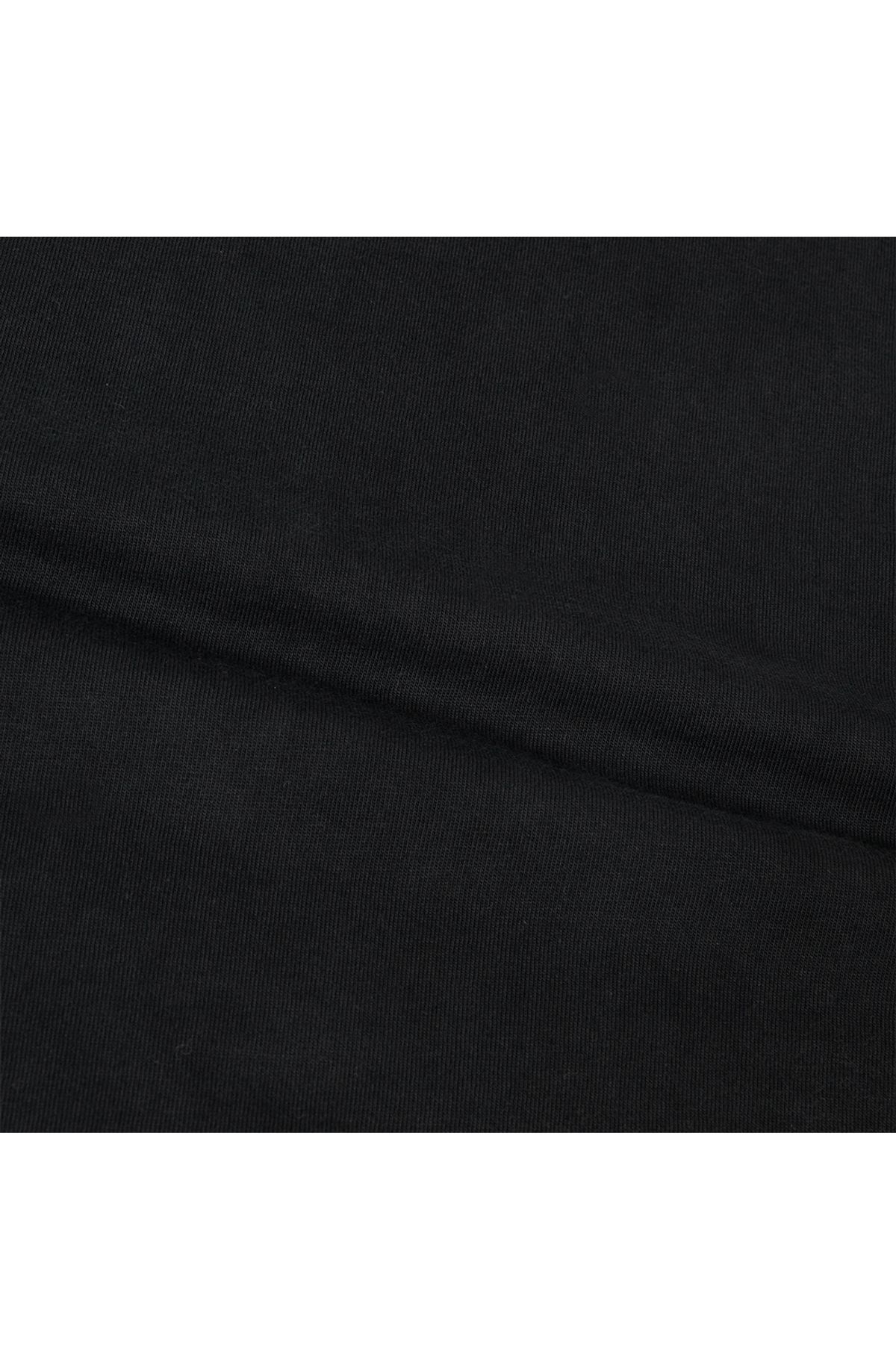 메아(MEA) VINTAGE LIP L/S TOP (Long ver.) [BLACK]