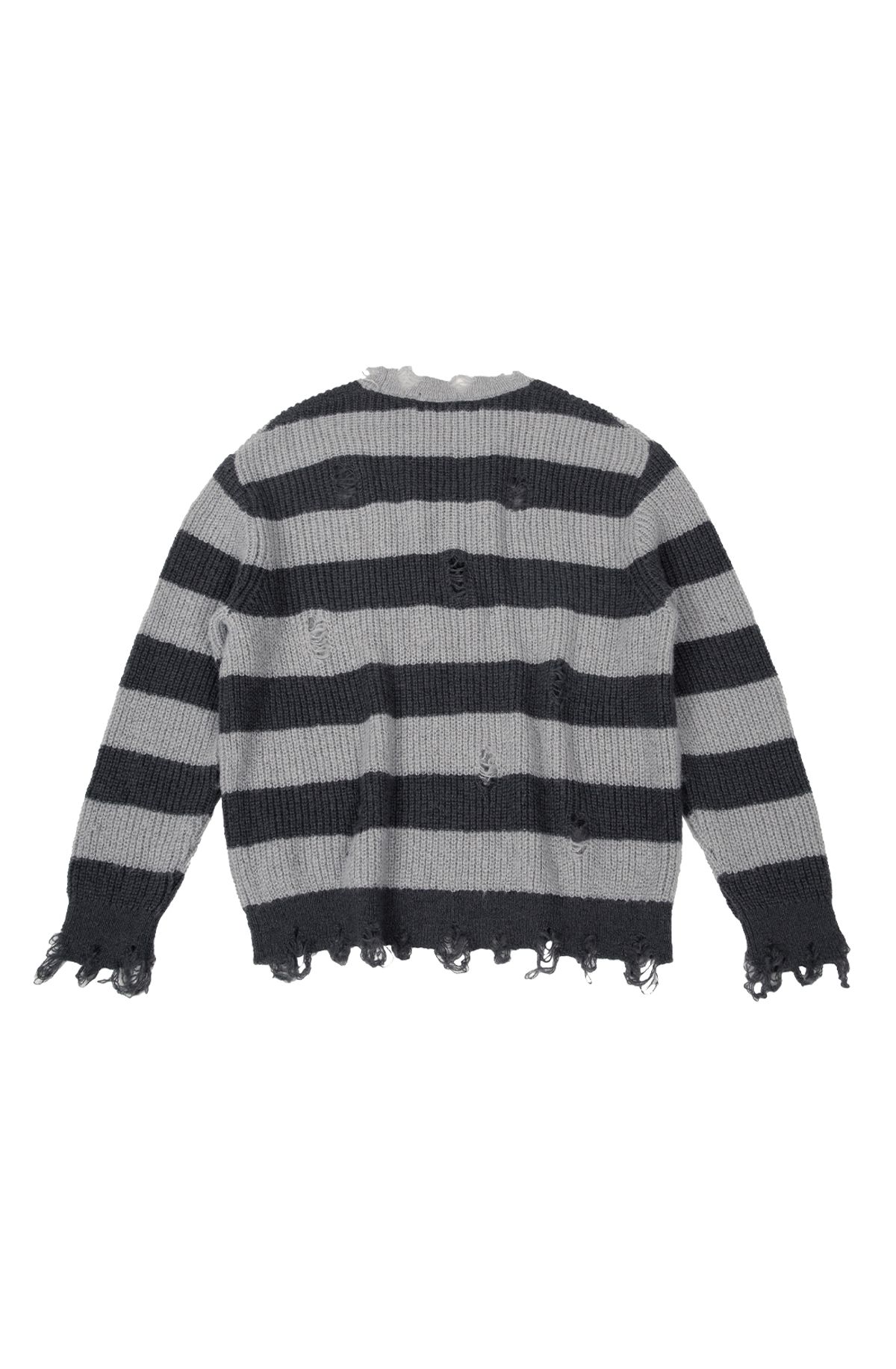 메아(MEA) VINTAGE STRIPED WOOL KNIT [GREY]