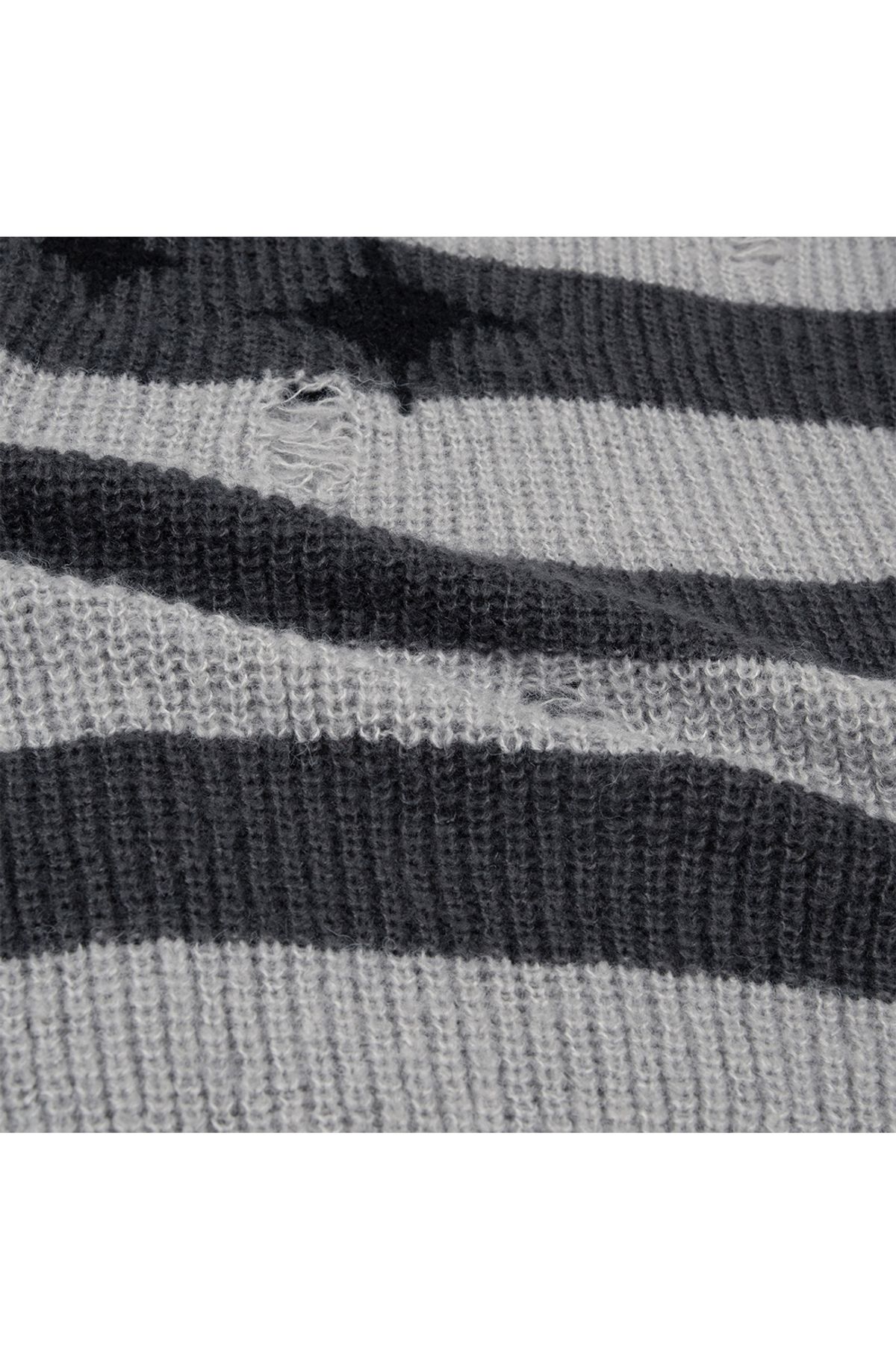 메아(MEA) VINTAGE STRIPED WOOL KNIT [GREY]