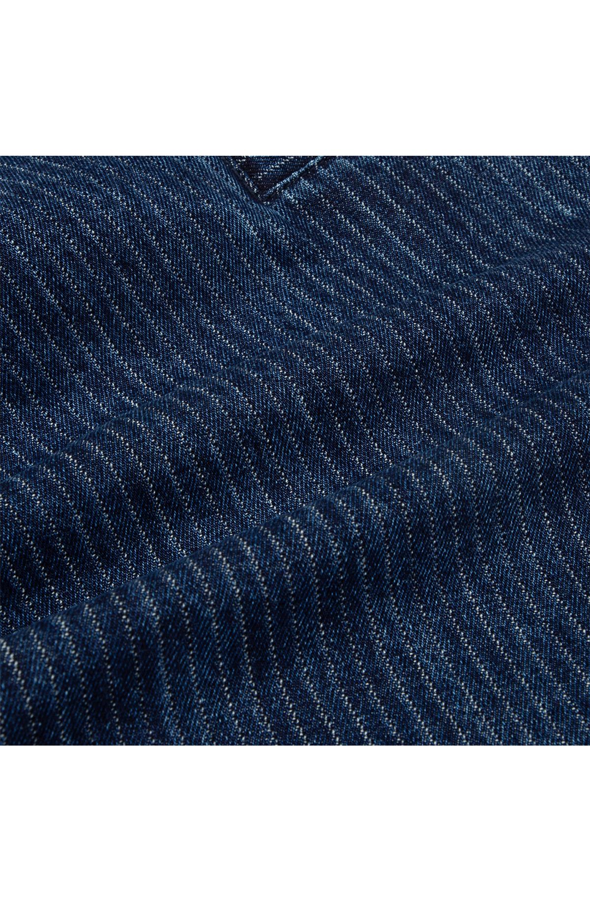 메아(MEA) STRIPED CARPENTER PANTS [INDIGO]