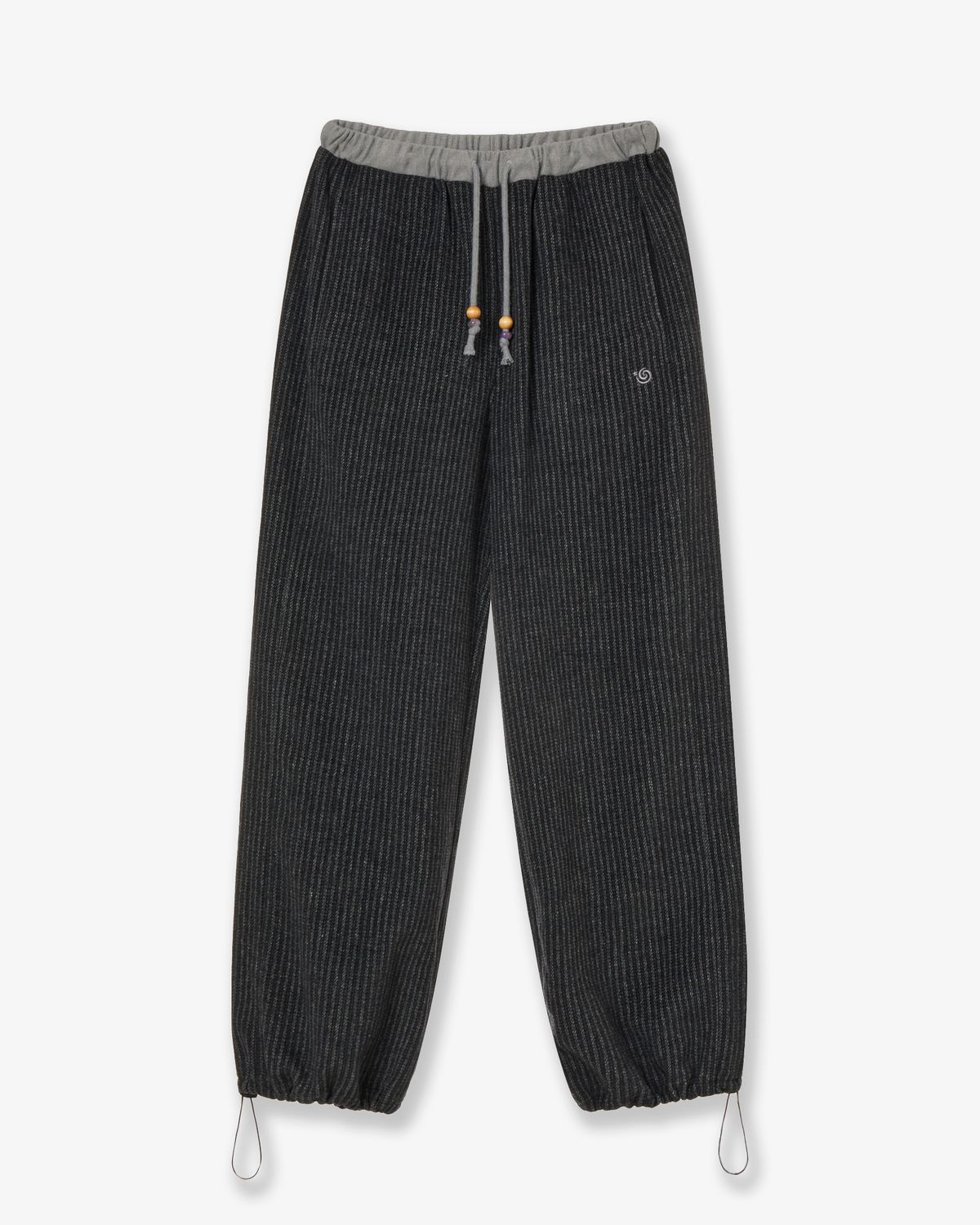 에이이에이이(AEAE) ANGEL STRIPE PANTS [BLACK]