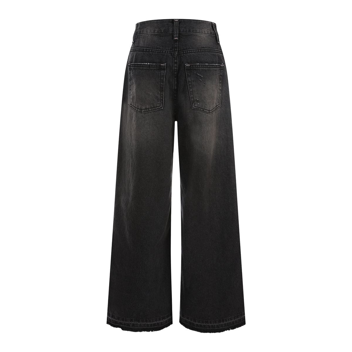 라라폭스(LALAFOX) WASHING WIDE DENIM PANTS BLACK 데님 팬츠 BR4DP004