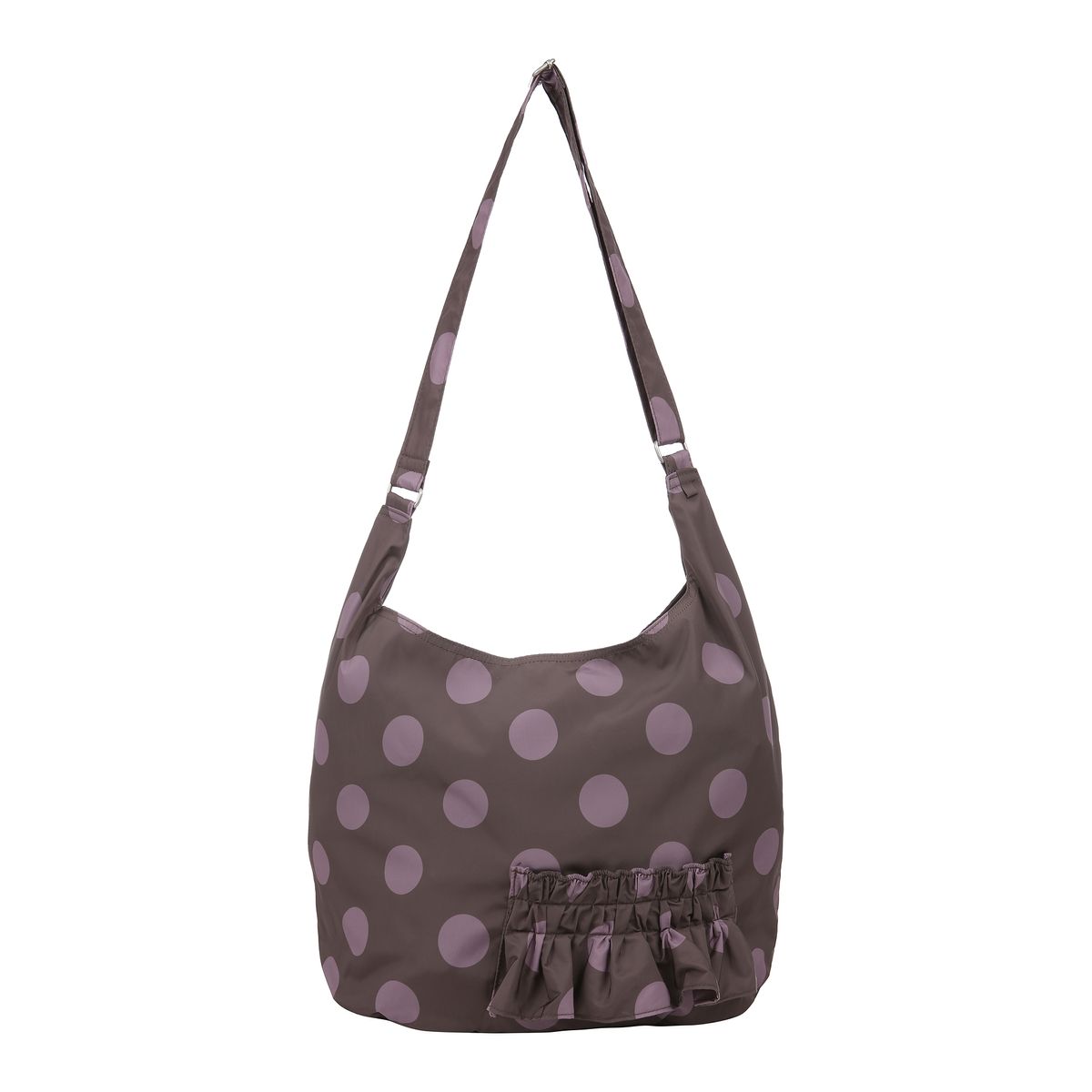 라라폭스(LALAFOX) DOT 2WAY HOBO BAG BROWN 호보백 BR4AB001