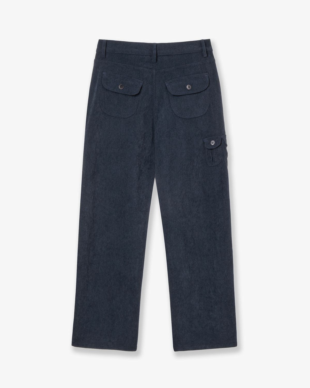 에이이에이이(AEAE) ROUND POCKET CORDUROY PANTS [NAVY]