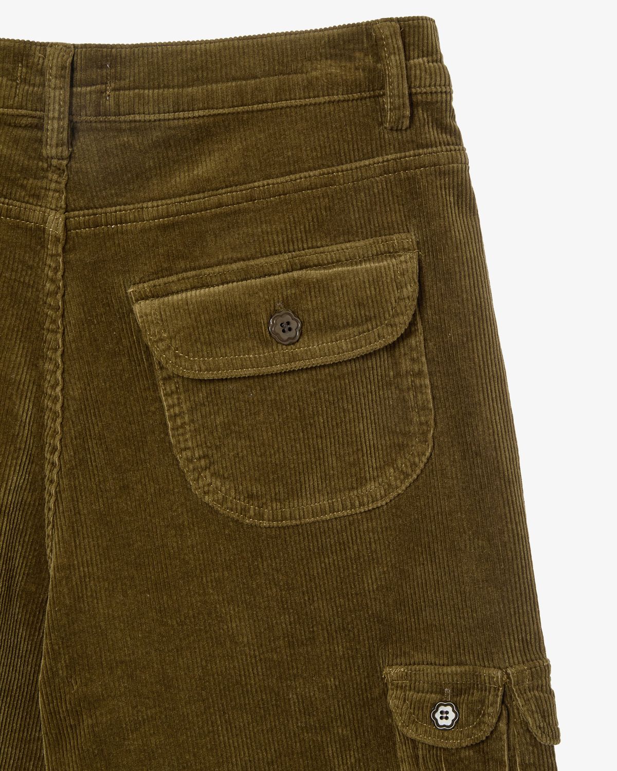 에이이에이이(AEAE) ROUND POCKET CORDUROY PANTS [KHAKI]