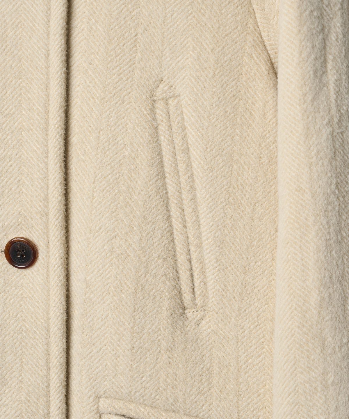 튜드먼트(TTUDEMENT) BELTED HIGHNECK WOOL COAT CREAM