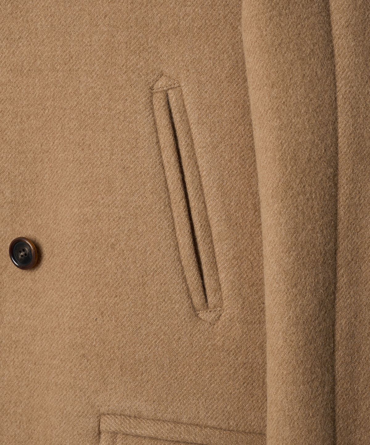 튜드먼트(TTUDEMENT) BELTED HIGHNECK WOOL COAT CAMEL