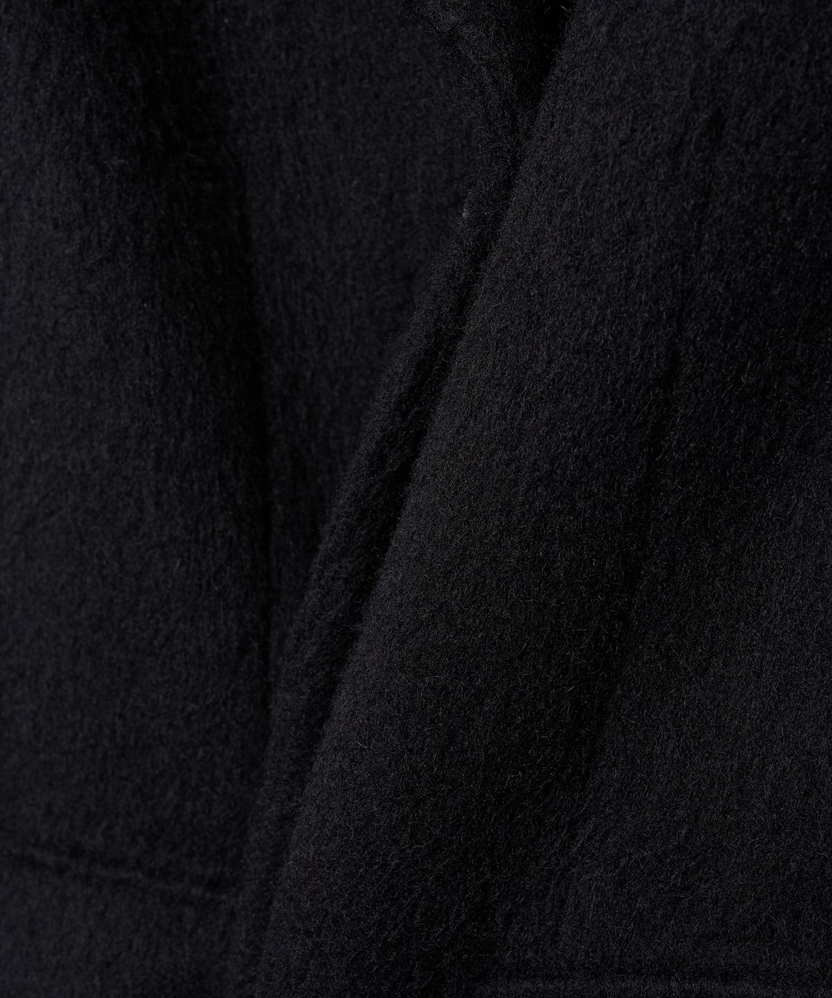 튜드먼트(TTUDEMENT) ALPACA SINGLE LONG COAT BLACK