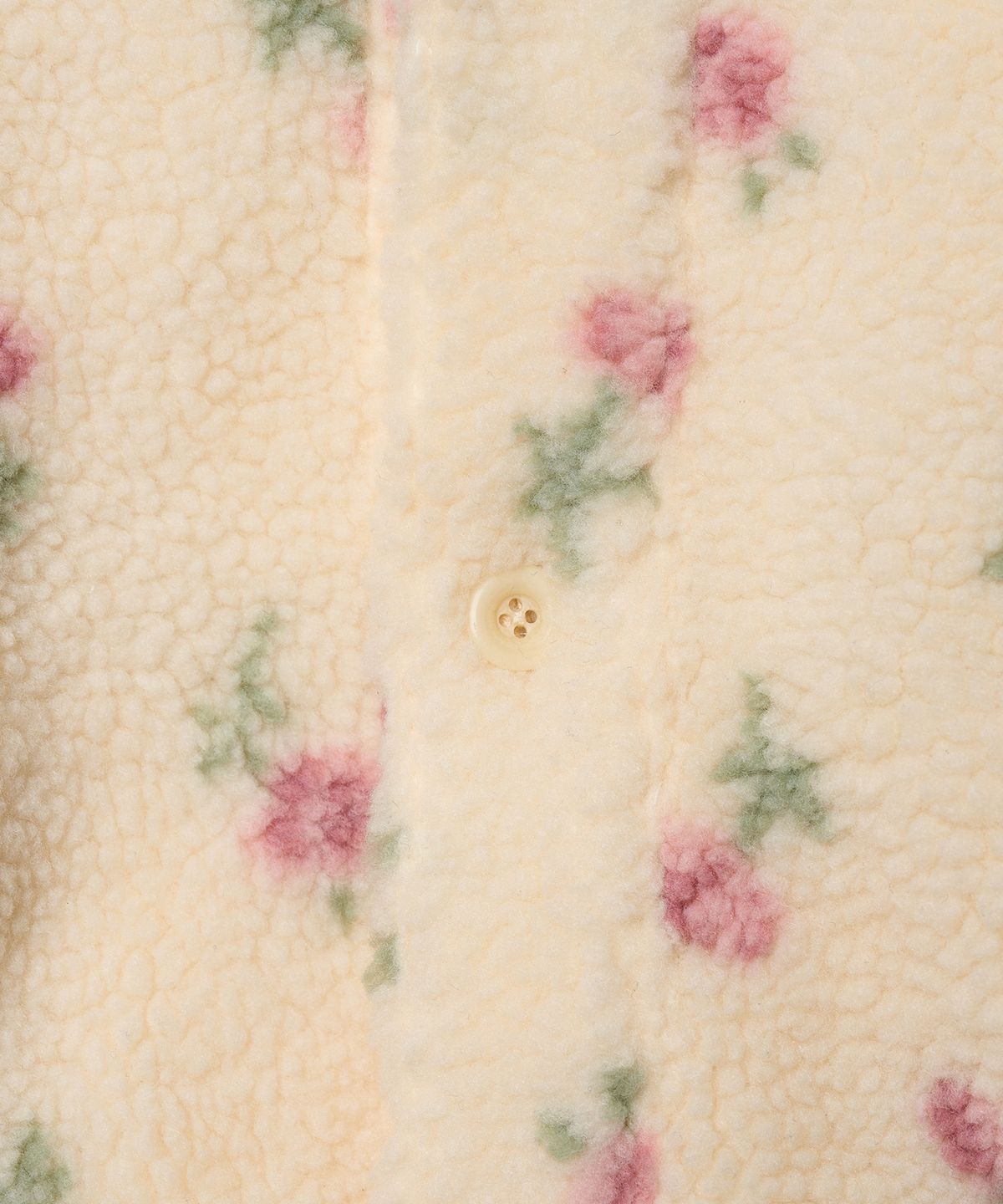 튜드먼트(TTUDEMENT) FLEECE FLORAL JACKET IVORY