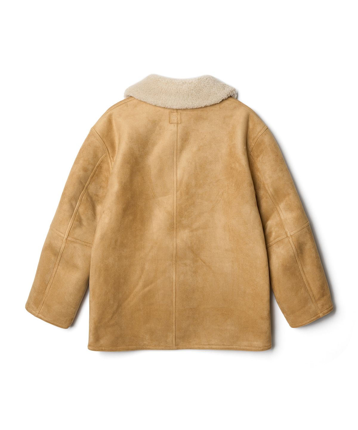 튜드먼트(TTUDEMENT) TEDDY COLLAR BUTTON MUSTANG BEIGE