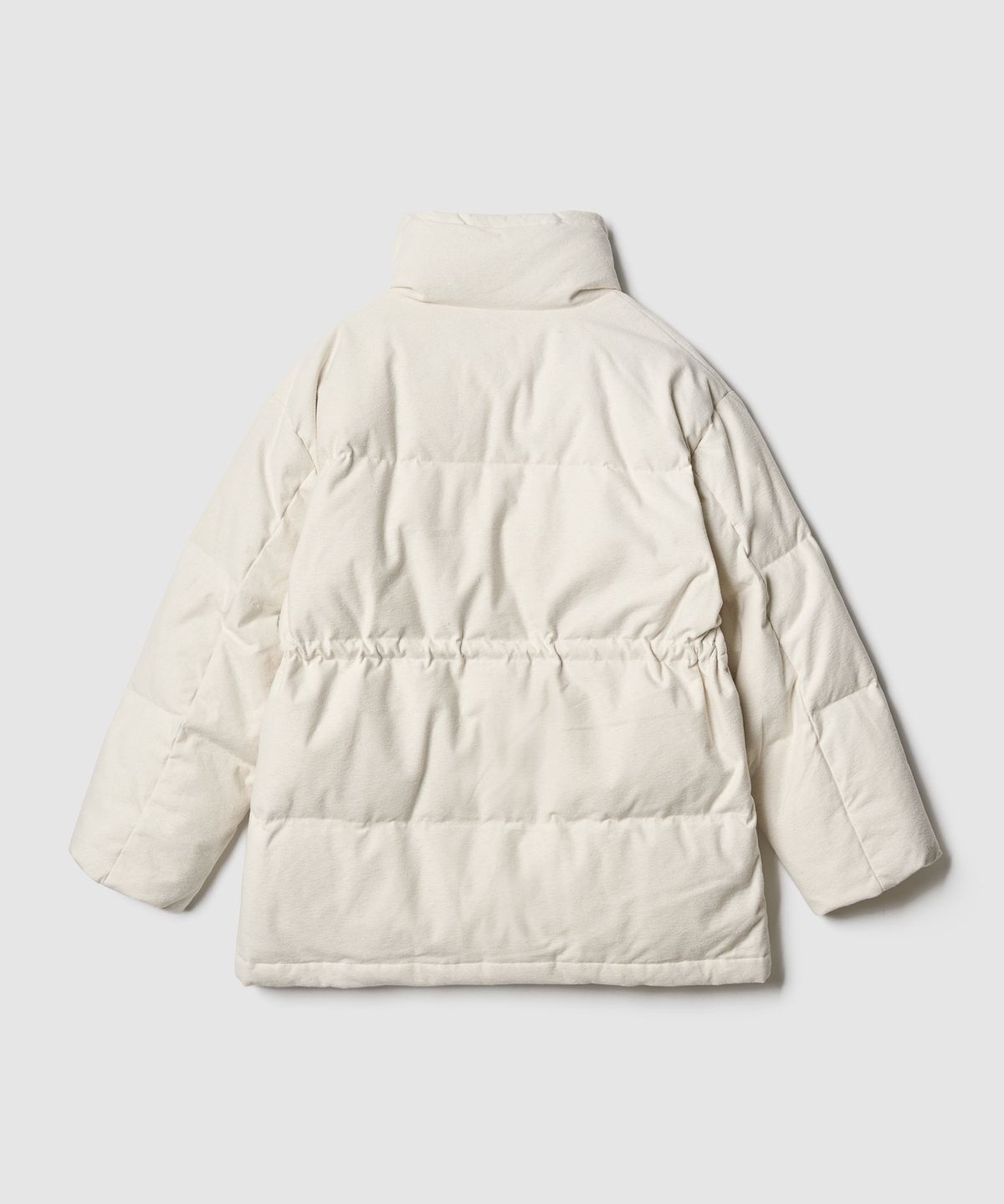튜드먼트(TTUDEMENT) DUCK DOWN OVERFIT HALF JUMPER IVORY