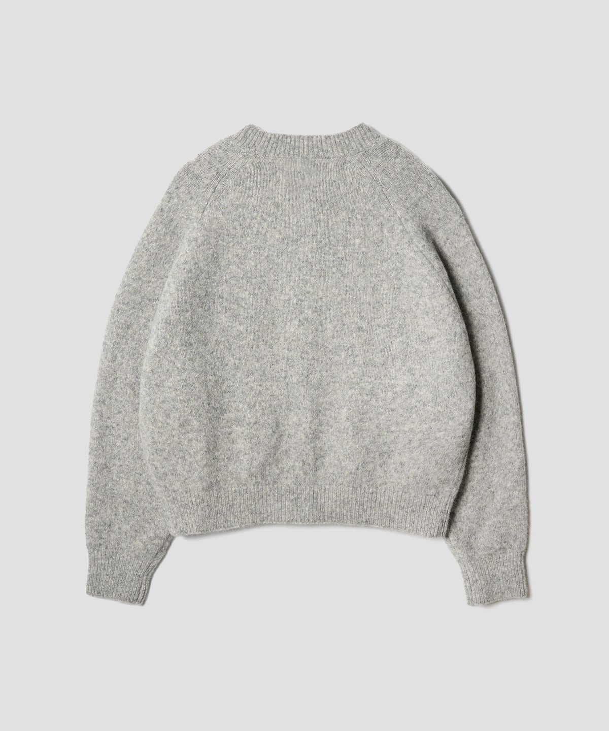 튜드먼트(TTUDEMENT) ALPACA FLOWER CARDIGAN GREY