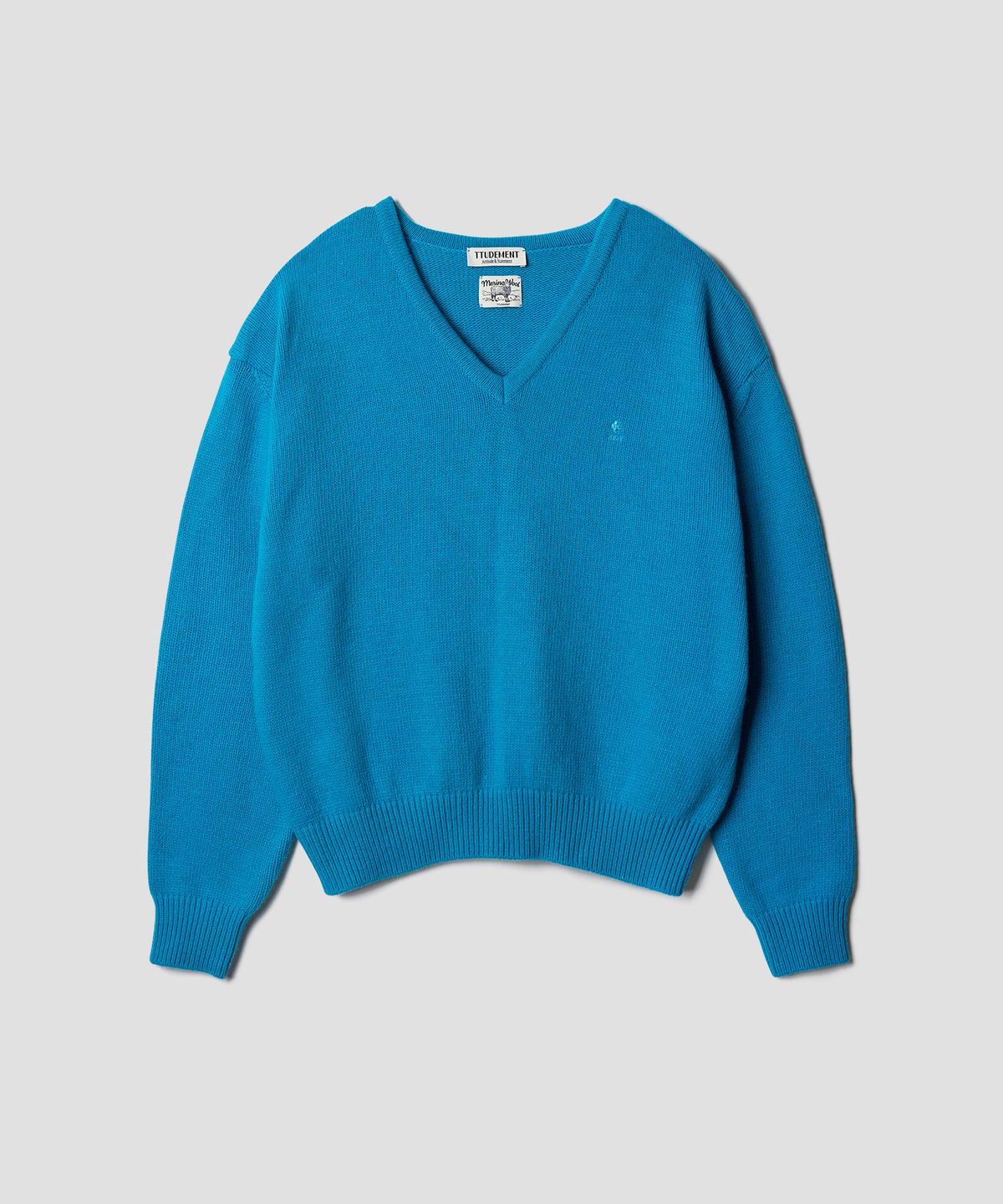 튜드먼트(TTUDEMENT) ESSENTIAL WOOL V-NECK KNIT 4COLORS