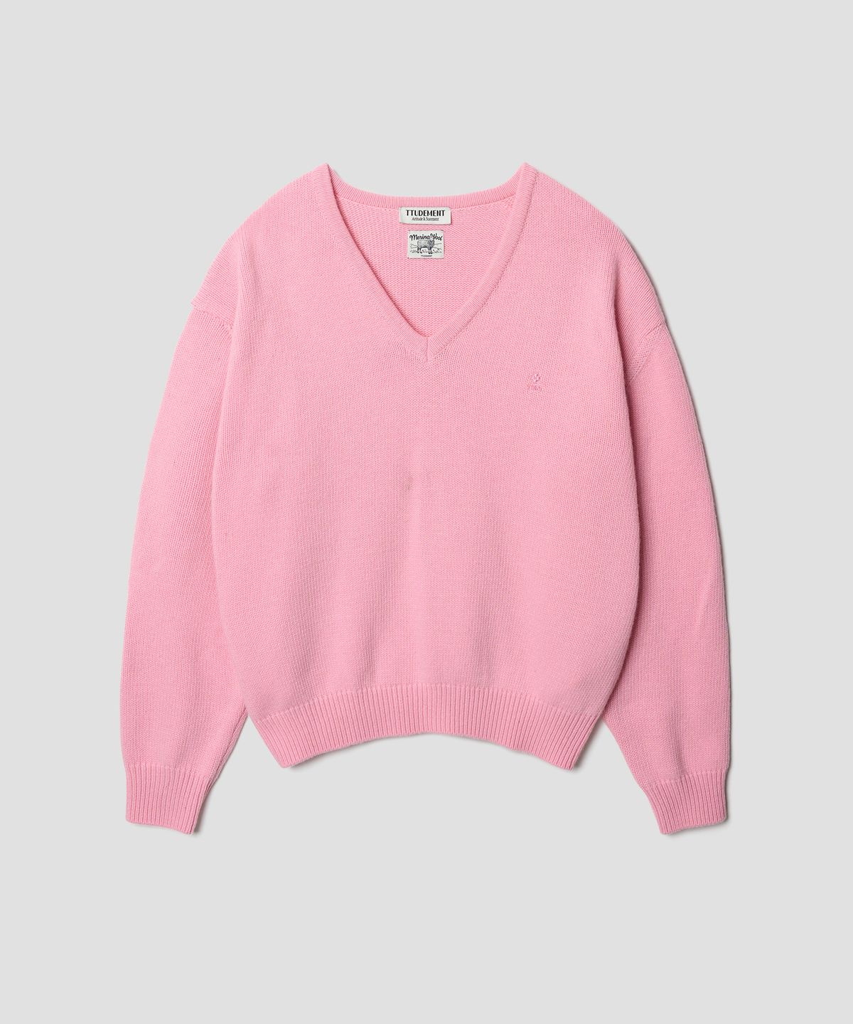 튜드먼트(TTUDEMENT) ESSENTIAL WOOL V-NECK KNIT 4COLORS
