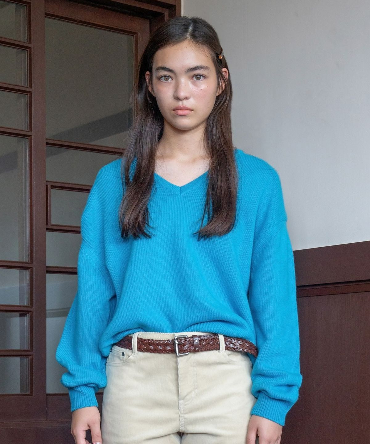 튜드먼트(TTUDEMENT) ESSENTIAL WOOL V-NECK KNIT 4COLORS