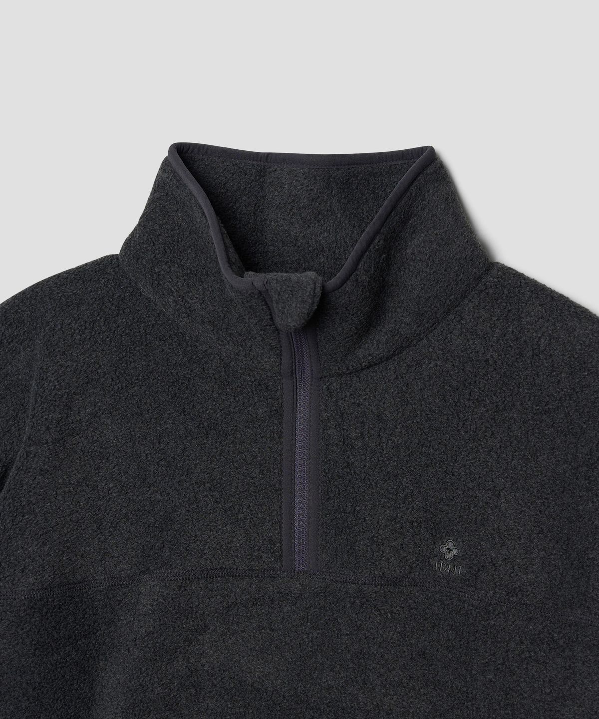 튜드먼트(TTUDEMENT) SOFT FLEECE HALF ZIP-UP CHARCOAL