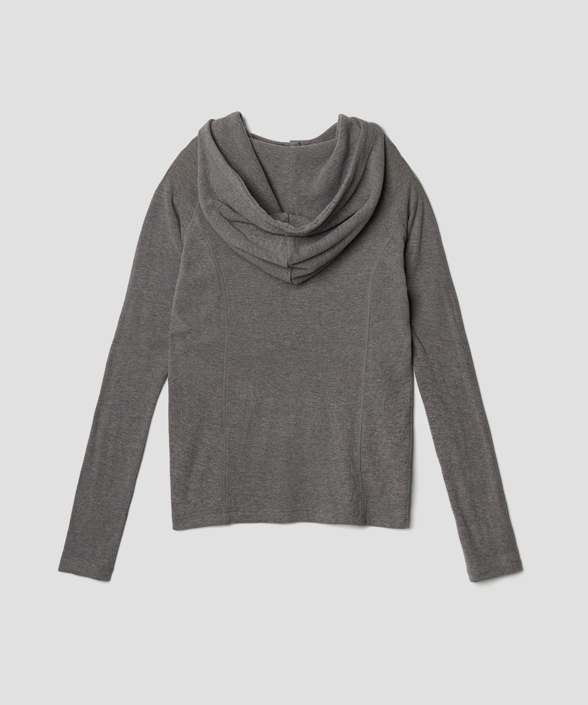 튜드먼트(TTUDEMENT) BUTTON HIGH-NECK LONG-SLEEVE PULLOVER MELANGE GREY