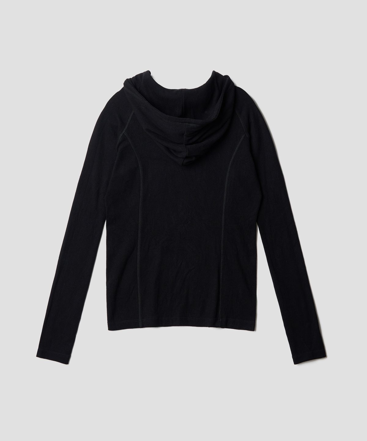 튜드먼트(TTUDEMENT) BUTTON HIGH-NECK LONG-SLEEVE PULLOVER BLACK