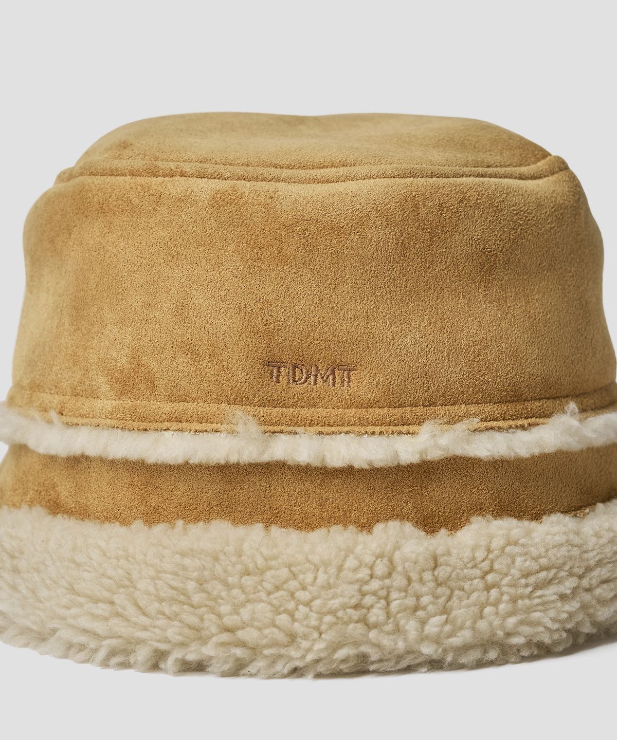 튜드먼트(TTUDEMENT) TEDDY TRIM MUSTANG HAT BEIGE