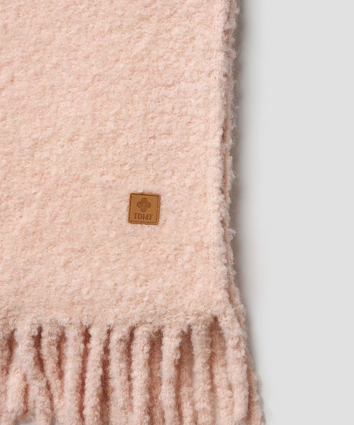 튜드먼트(TTUDEMENT) SOFT VOLUME MUFFLER PINK