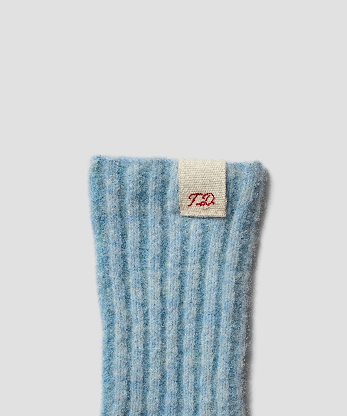 튜드먼트(TTUDEMENT) ALPACA WOOL KNIT GLOVES LIGHT BLUE