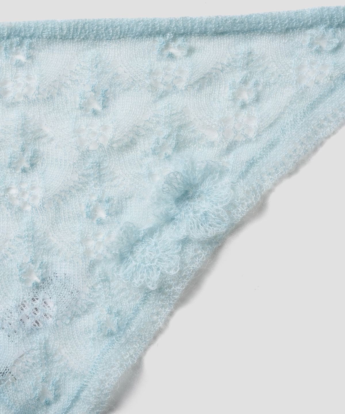 튜드먼트(TTUDEMENT) KID MOHAIR KNIT HEADSCARF LIGHT BLUE