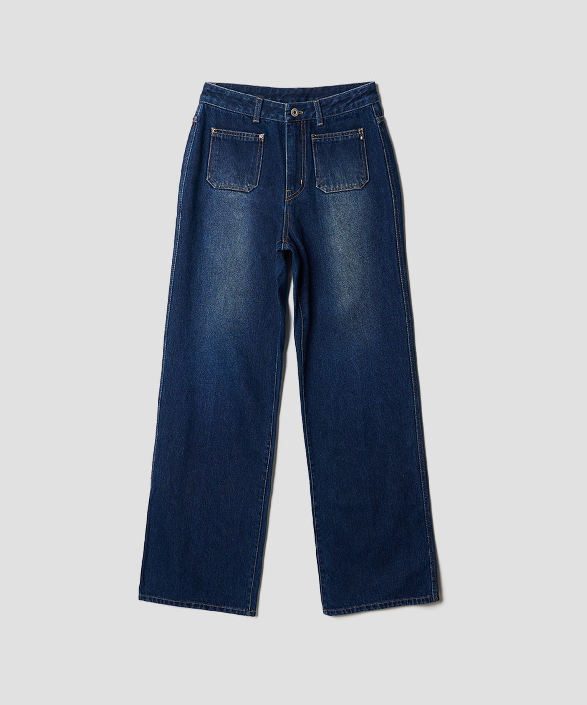 튜드먼트(TTUDEMENT) 70s WORKWEAR BRUSHED DENIM PANTS DARK BLUE