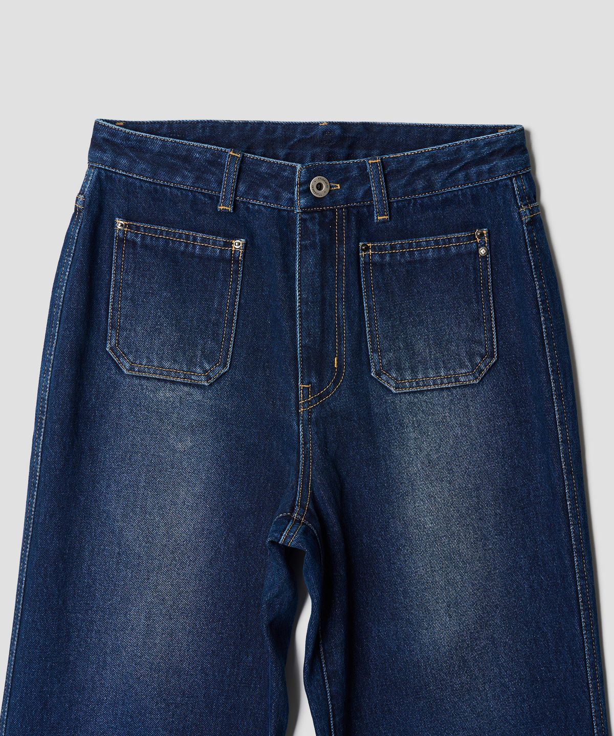 튜드먼트(TTUDEMENT) 70s WORKWEAR BRUSHED DENIM PANTS DARK BLUE