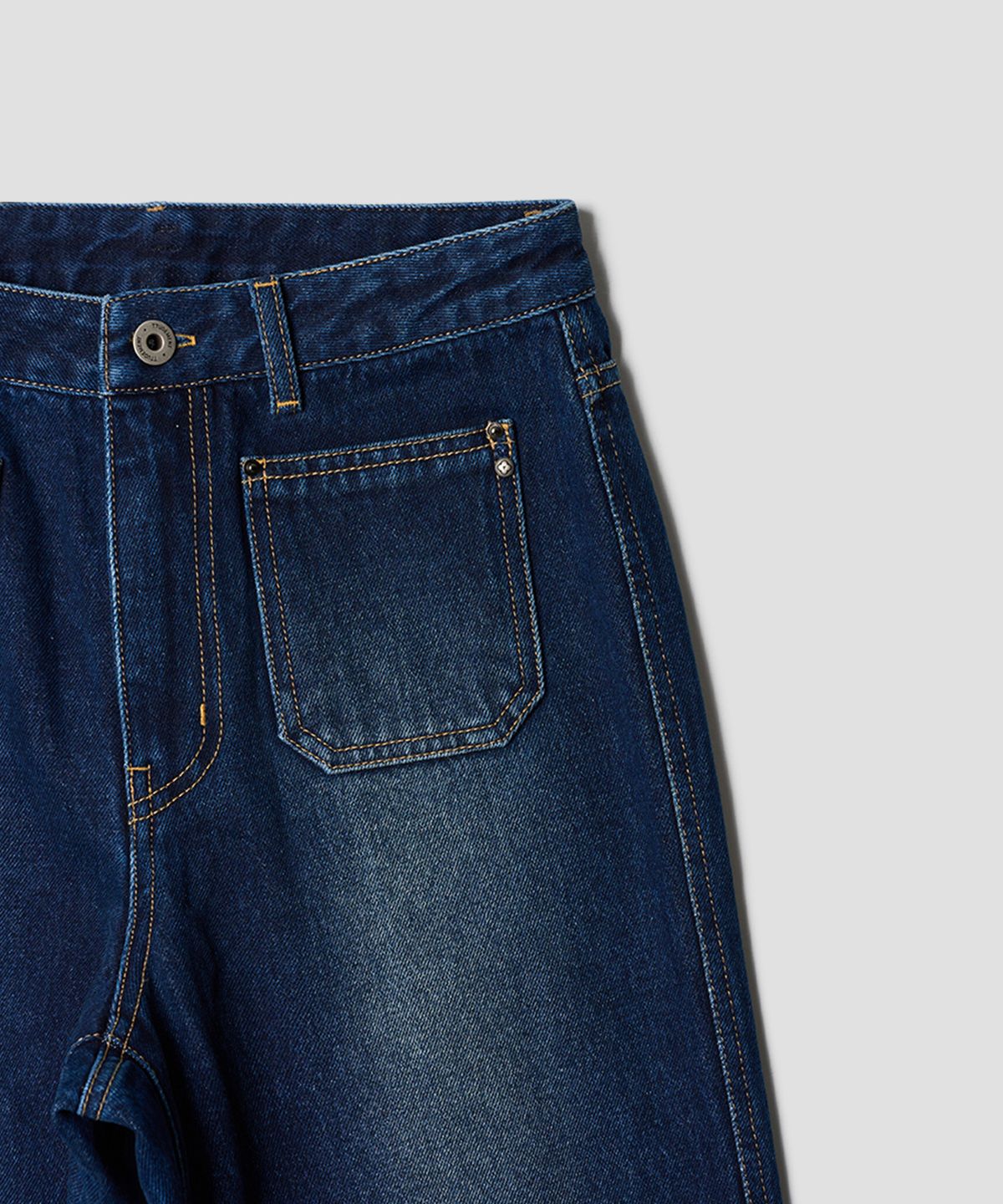 튜드먼트(TTUDEMENT) 70s WORKWEAR BRUSHED DENIM PANTS DARK BLUE