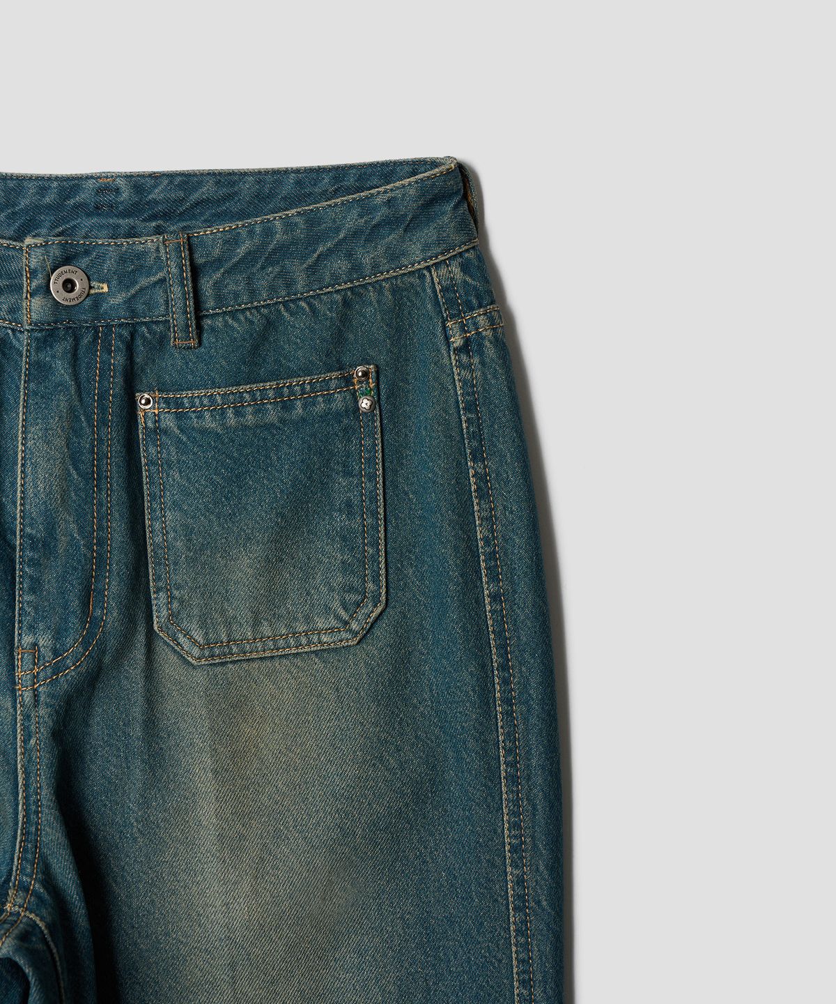 튜드먼트(TTUDEMENT) 70s WORKWEAR BRUSHED DENIM PANTS BLUE