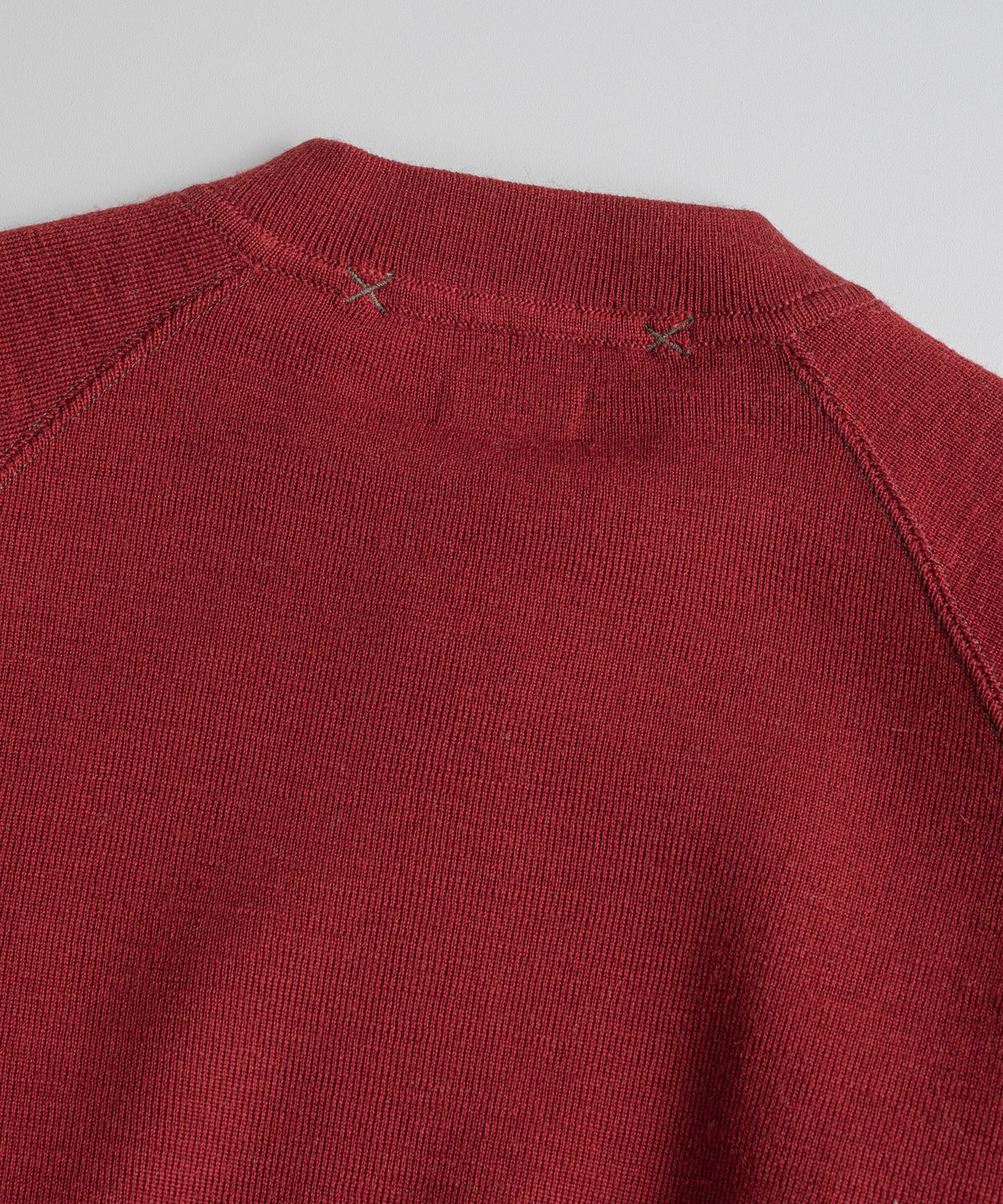 비헤비어(BEHEAVYER) C2 FULL ZIP MIL CARDIGAN vintage red