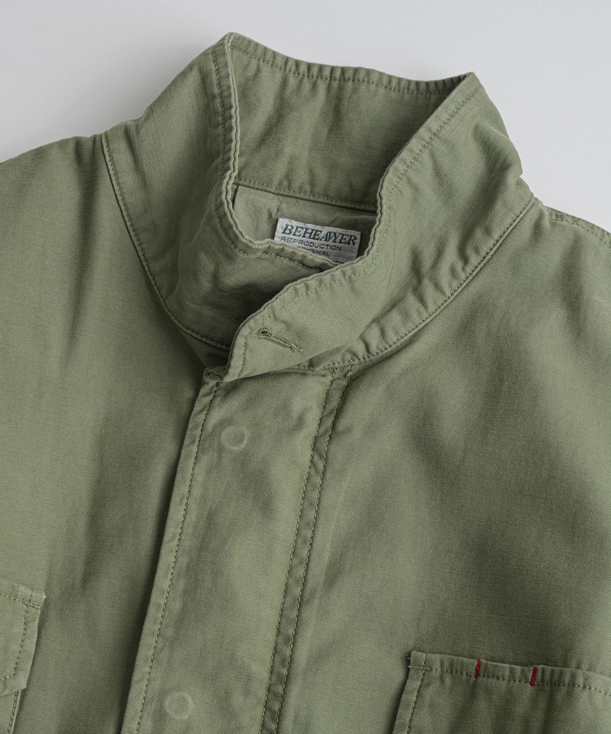 비헤비어(BEHEAVYER) DYED M-S FIELD JACKET olive