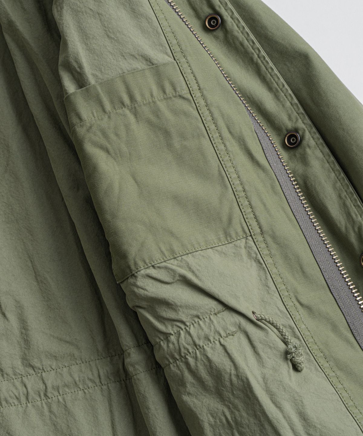 비헤비어(BEHEAVYER) DYED M-S FIELD JACKET olive