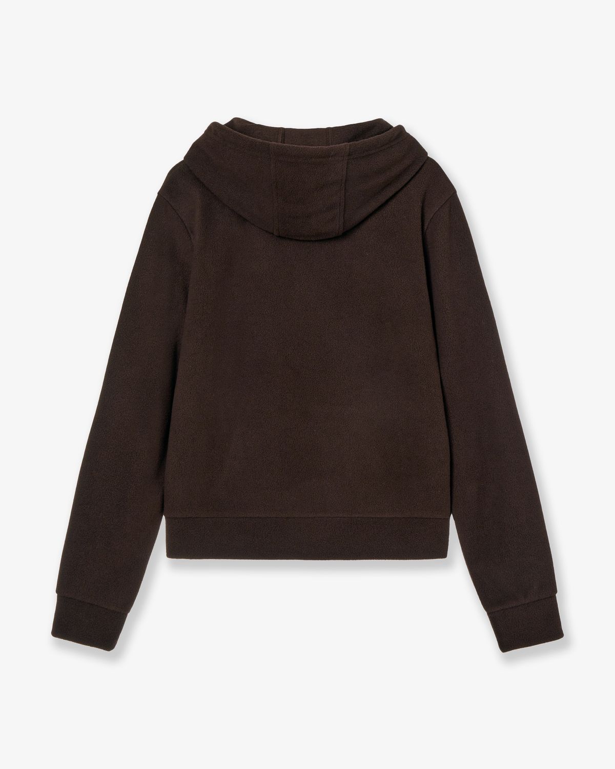에이이에이이(AEAE) DOT SMALL LETTER FLEECE HOODIE [BROWN]