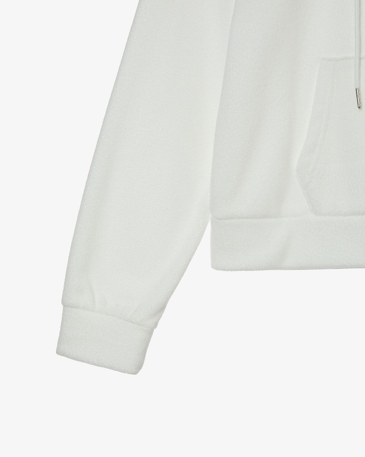 에이이에이이(AEAE) DOT SMALL LETTER FLEECE HOODIE [WHITE]