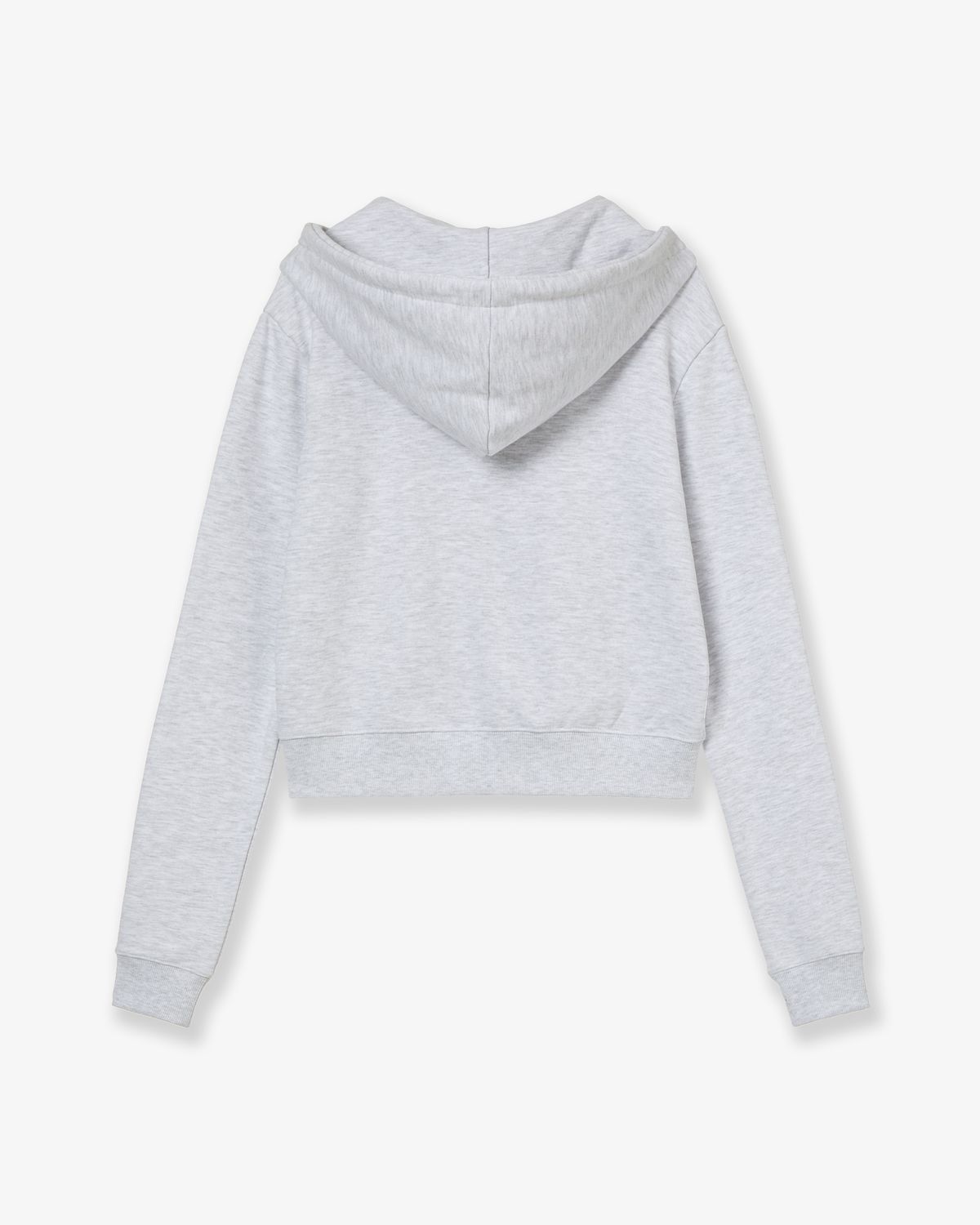에이이에이이(AEAE) DOT SMALL LETTER CROP HOOD ZIP UP [LIGHT GREY]