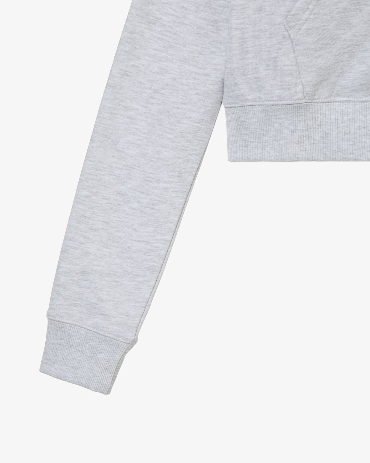 에이이에이이(AEAE) DOT SMALL LETTER CROP HOOD ZIP UP [LIGHT GREY]