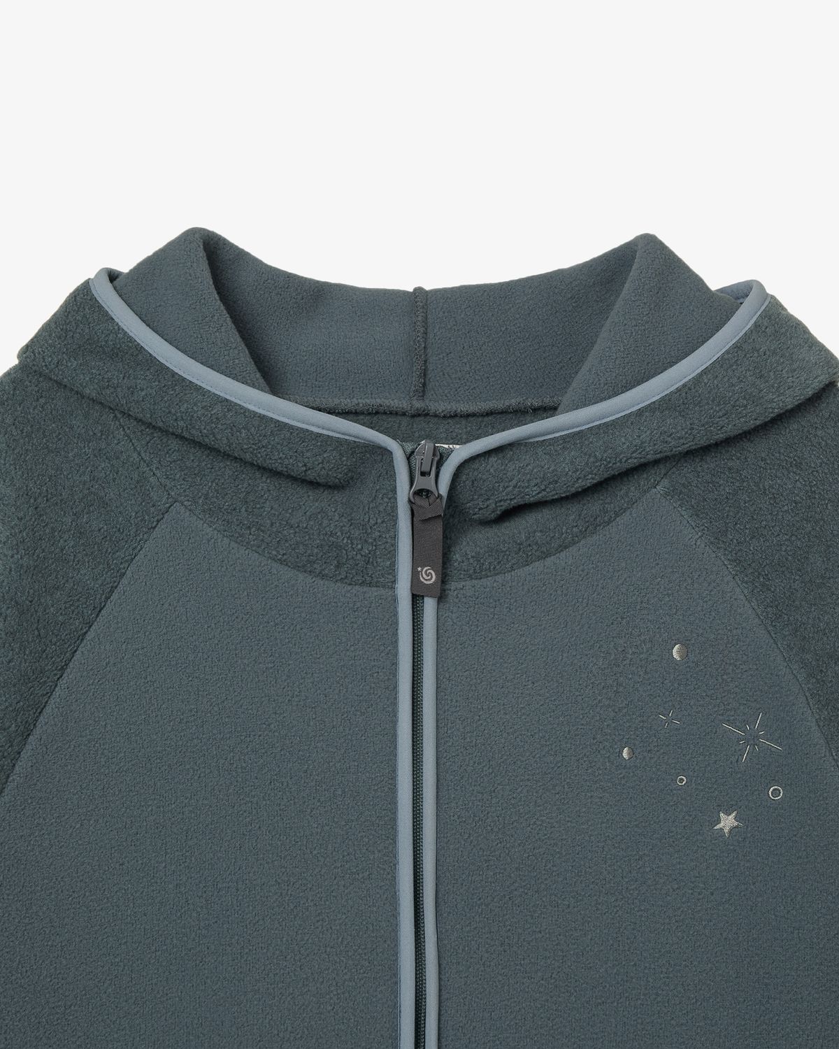 에이이에이이(AEAE) STELLA FLEECE ZIP UP HOODIE [BLUE]