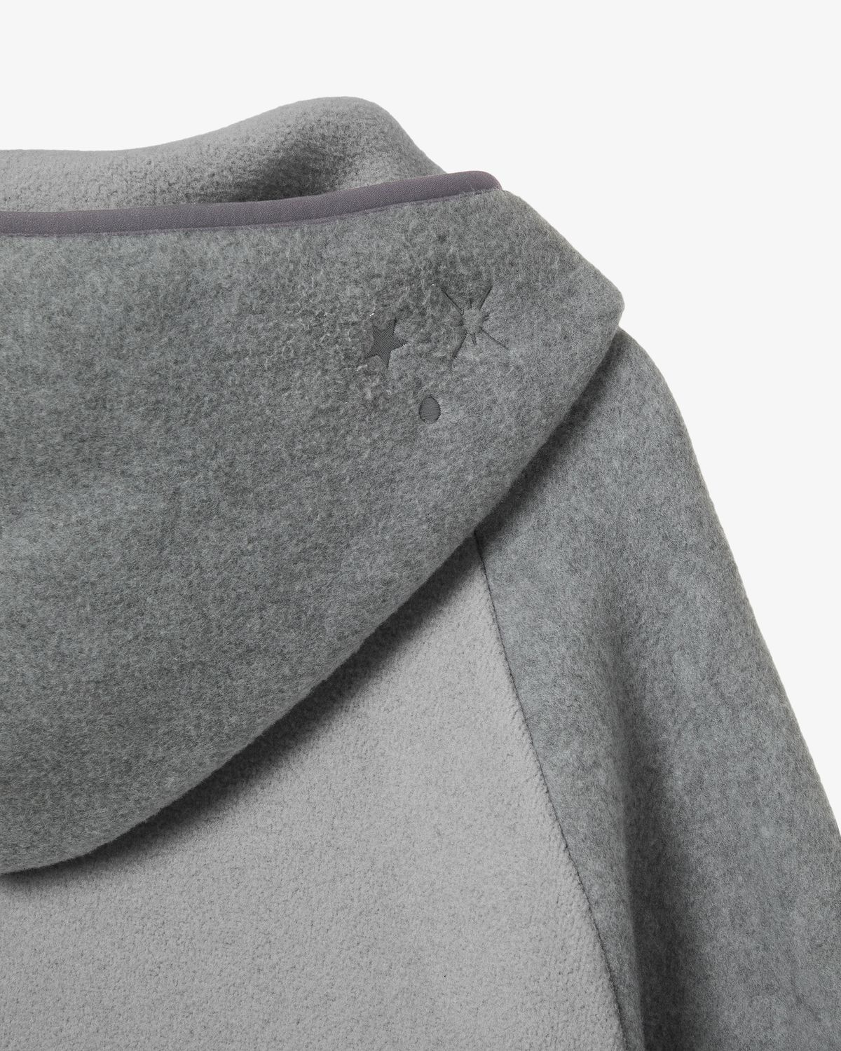 에이이에이이(AEAE) STELLA FLEECE ZIP UP HOODIE [GREY]