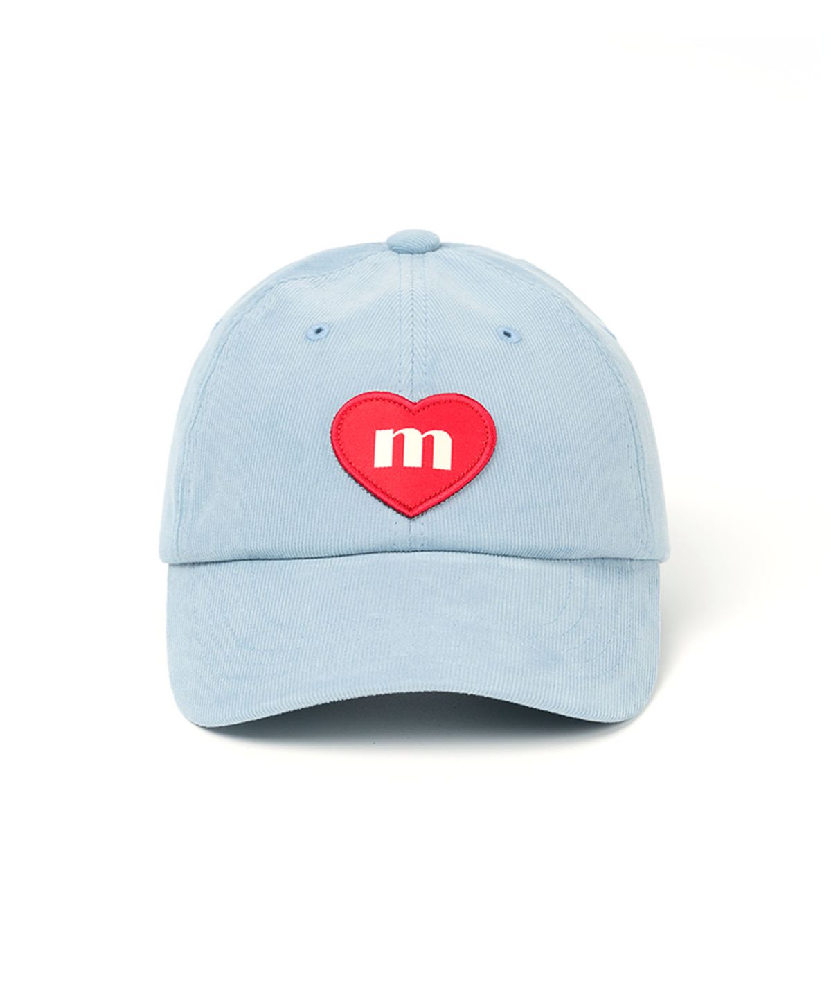 마크니(MACNI) CORDUROY HEART DEEP BALL CAP SKY BLUE