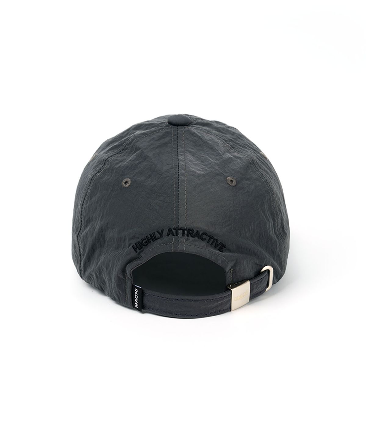 마크니(MACNI) NYLON LLR DEEP BALL CAP CHARCOAL