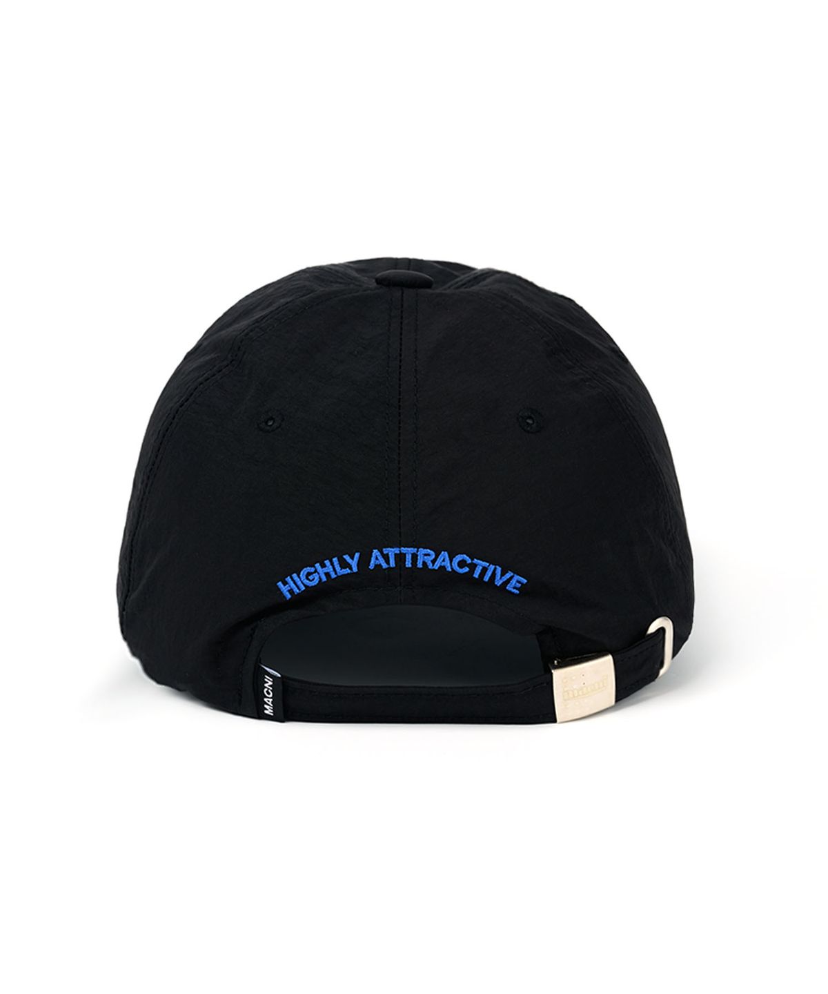 마크니(MACNI) NYLON LLR DEEP BALL CAP BLACK