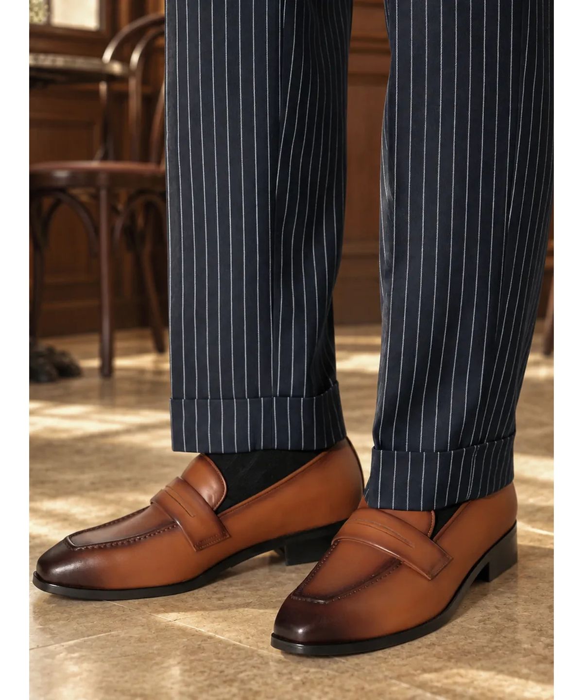 올클래식(ALLCLASSIC) Ardor Loafers #1001 [Tan brown]