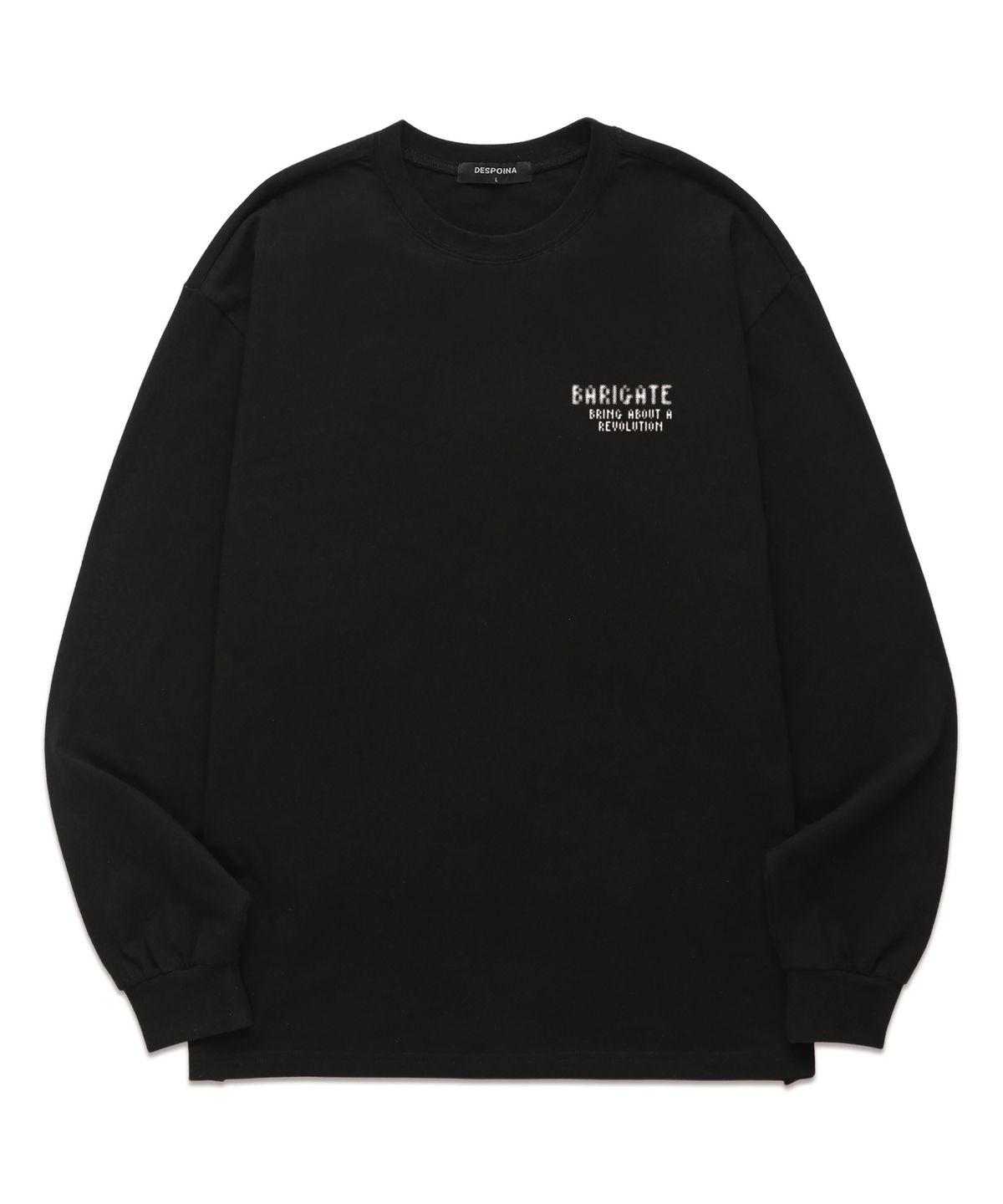 바리게이트(BARIGATE) Spotted Logo 롱슬리브 (BLS034) 블랙