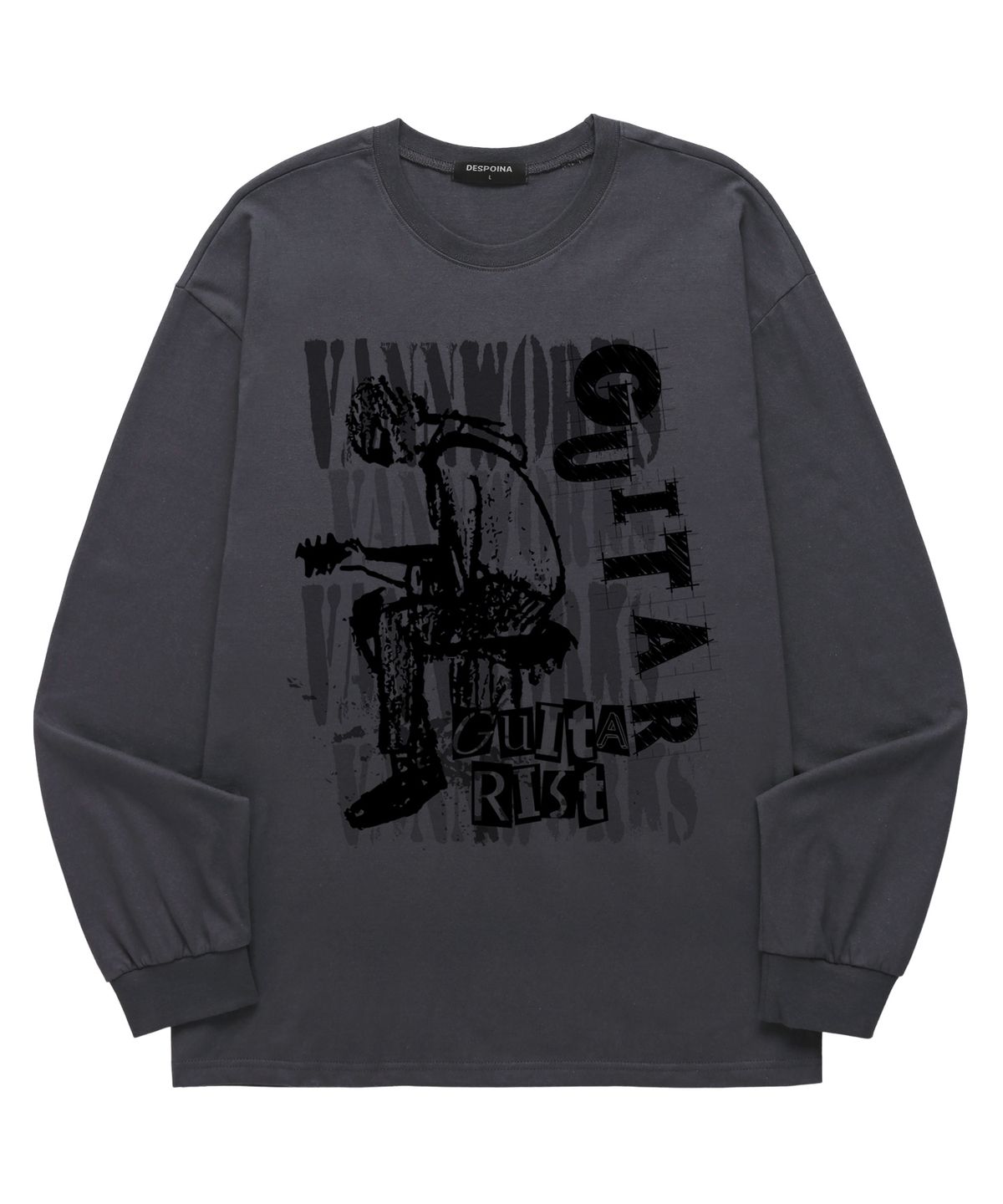 밴웍스(VANNWORKS) GUITAR 롱슬리브 (VLS0203) 차콜
